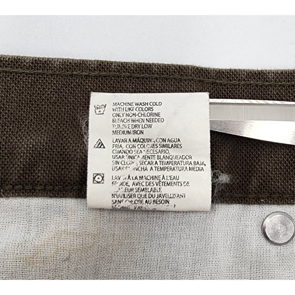 Mens Y2K Dickies Tan Khaki Brown Canvas Carpenter Work Pants Size 40x30 - Picture 12 of 16